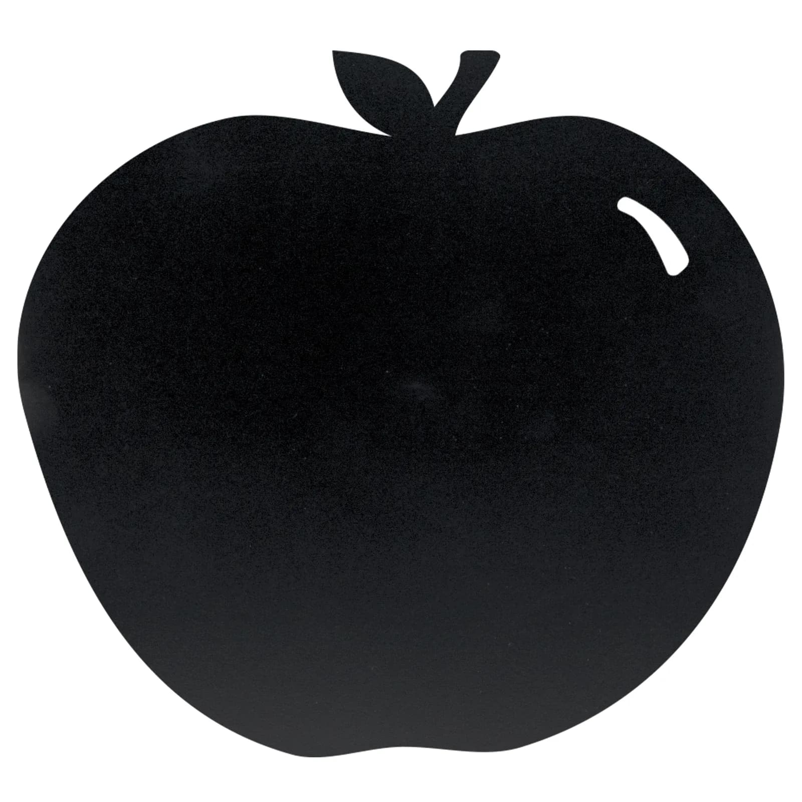 Securit® Ardoise murale - Silhouette Pomme - Feutre-craie et kit velcro pour accrochage mural inclus - Fin de série