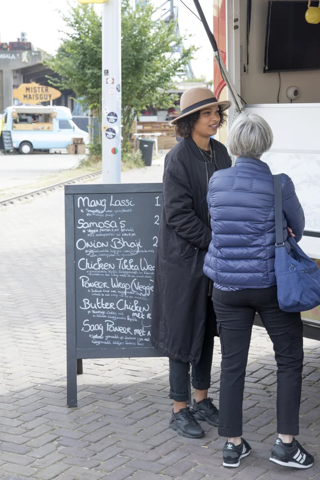 Securit® Woody A-Frame Sign Board for Cafés — Securit® — In use